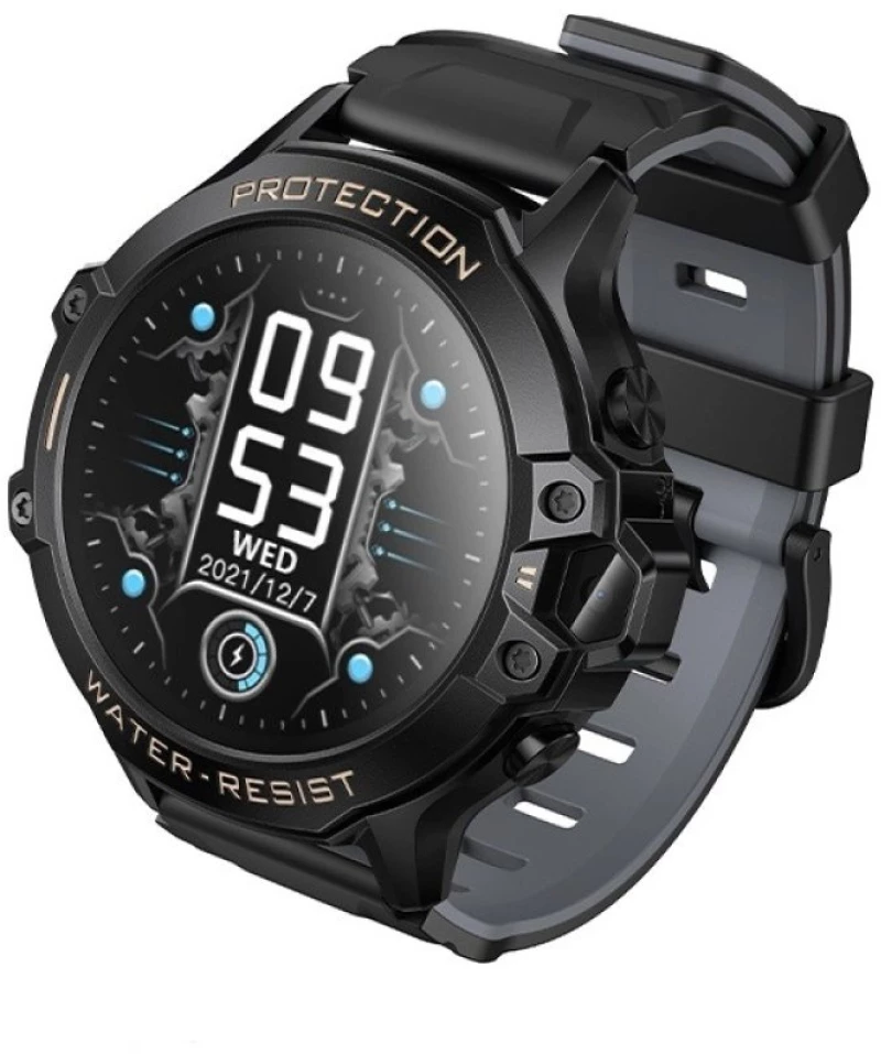 Hoco Y107 Παιδικό Smartwatch με GPS και Ελληνικό Μενού - Μαύρο
