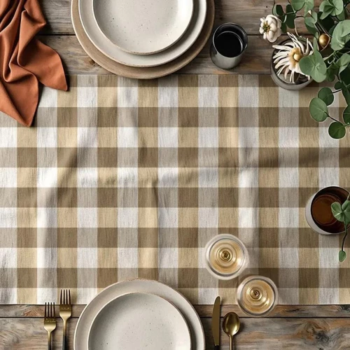 Τραπεζομάντηλο Ibiza Μπεζ 140x180 Borea