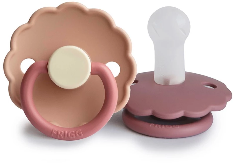 Σετ 2 Πιπίλες Σιλικόνης FRIGG Daisy Peony/Cedar 6-18 Μηνών Baby Oliver