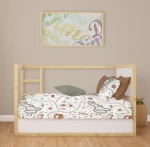 Πάπλωμα Κούνιας 120x160 Countryside 580 White-Mint Dimcol