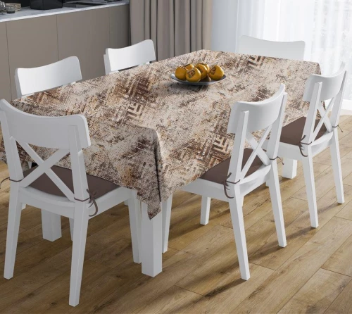 Τραπεζομάντηλο Αλέκιαστο 180x300 Skid Marks 472 Beige DimCol