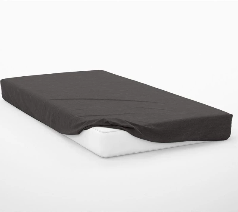 Σεντόνι King Size (180x200+30) Με Λάστιχο Exotic Line Anthracite βαμβακερό DimCol