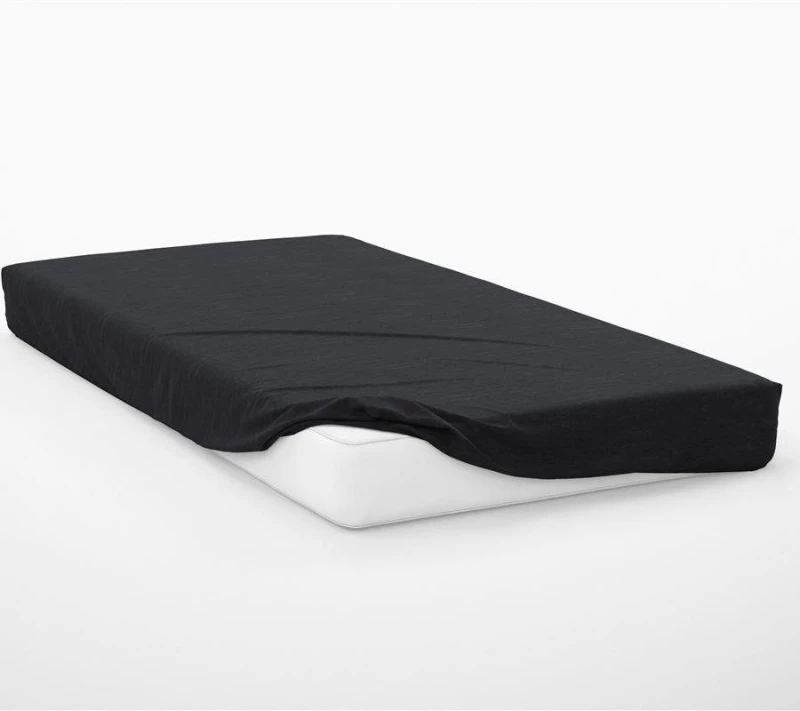 Σεντόνι King Size (180x200+30) Με Λάστιχο Exotic Line Black βαμβακερό DimCol