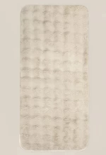 Χαλί αντιολισθητικό 60x140 Kora Light Beige Γούνινο nima