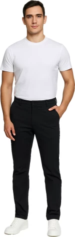 Unisex Ελαστικό Παντελόνι Εργασίας Μαύρο - Velilla Chino Stretch Pants Black