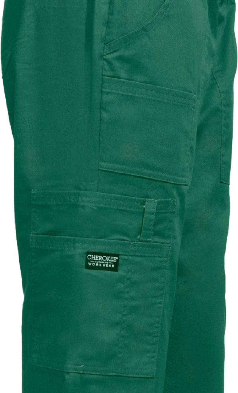 Unisex Ελαστικό Cargo Παντελόνι Ιατρικής Πράσινο - Cherokee Mr Cargo WWE4005 Pants Green