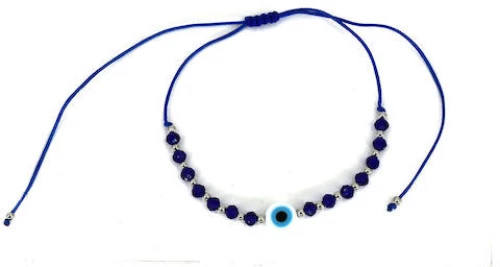 Γυναικεία Αλυσίδα Ποδιού με κορδόνι Blue  K.ANK22-004