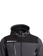 Unisex Μπουφάν Softshell Εργασίας Γκρι Μαύρο - Rune Softshell Jacket Grey Black