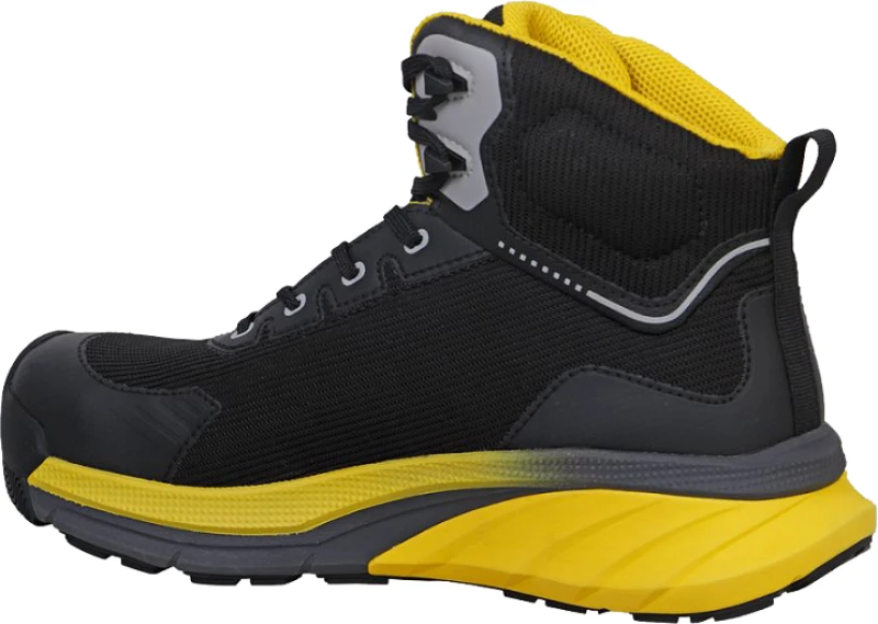 Αδιάβροχα Μποτάκια Ασφαλείας S3S Μαύρο - Diadora Vortex DA1 Mid S3S SC SR HRO ESD Black Yellow