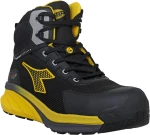 Αδιάβροχα Μποτάκια Ασφαλείας S3S Μαύρο - Diadora Vortex DA1 Mid S3S SC SR HRO ESD Black Yellow