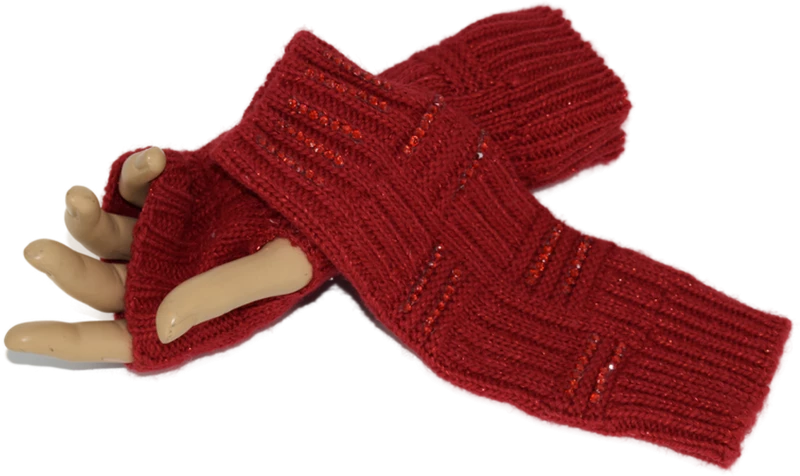 Γάντια μάλλινα γυναικεία   κ.gant76 red
