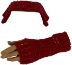 Γάντια μάλλινα γυναικεία   κ.gant76 red