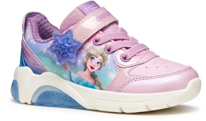 Geox Παιδικά Sneakers Ανατομικά με Φωτάκια  J56M4E0ANKNC8004 Pink