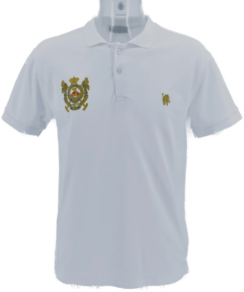 Ανδρικό T-shirt New World Polo White K .PG3004