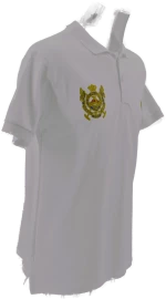 Ανδρικό T-shirt New World Polo White K .PG3004