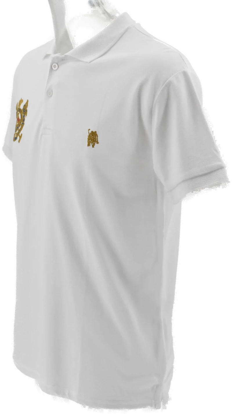 Ανδρικό T-shirt New World Polo White K .PG3004