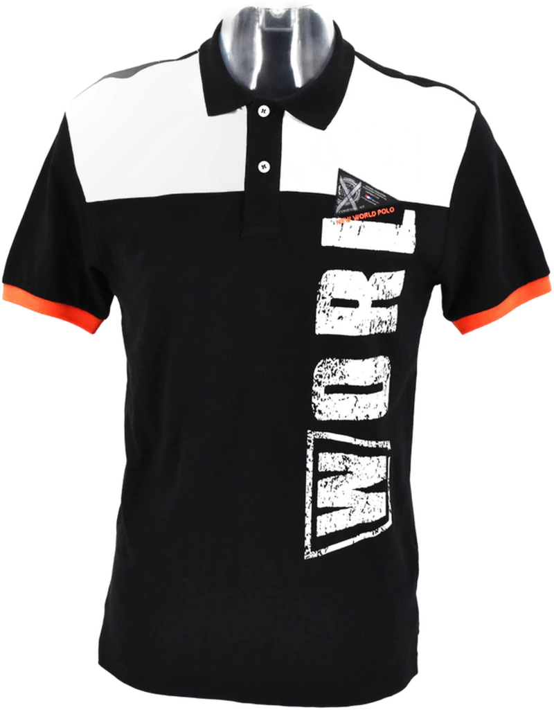 New World Polo T-shirt Ανδρικό K .22SSM10228 BLACK