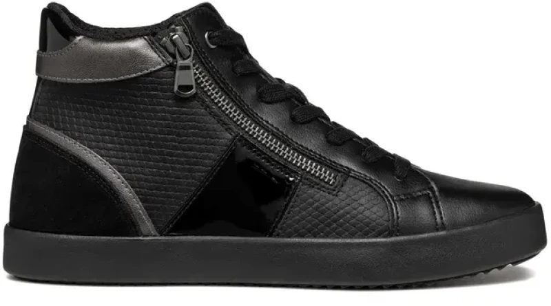 Geox Γυναικεία Αθλητικά D Blomiee D366HD 00422 C9999 Μαύρο