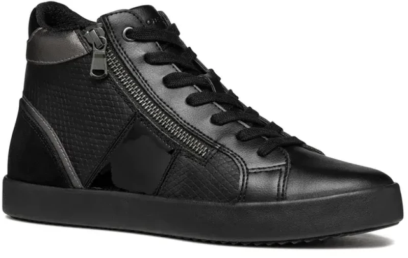 Geox Γυναικεία Αθλητικά D Blomiee D366HD 00422 C9999 Μαύρο