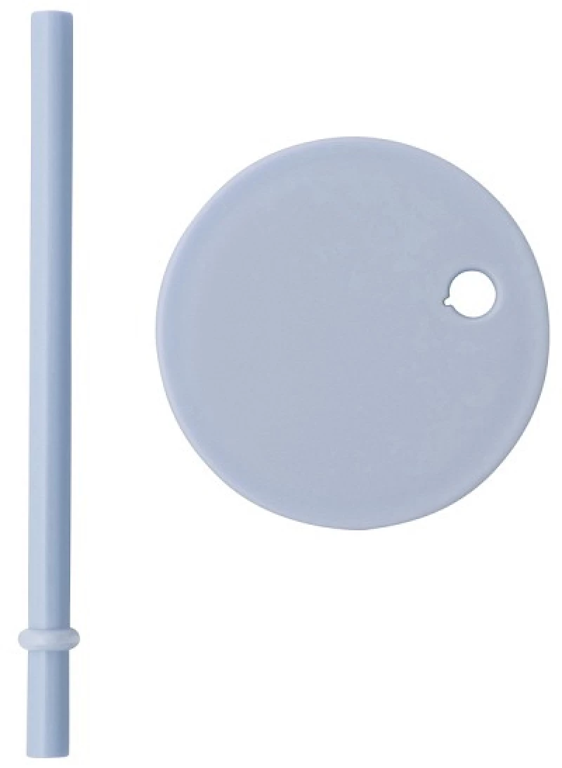 Design Letters Καπάκι Με Καλαμάκι Για Ποτήρια Tritan Light Blue 20102004LB