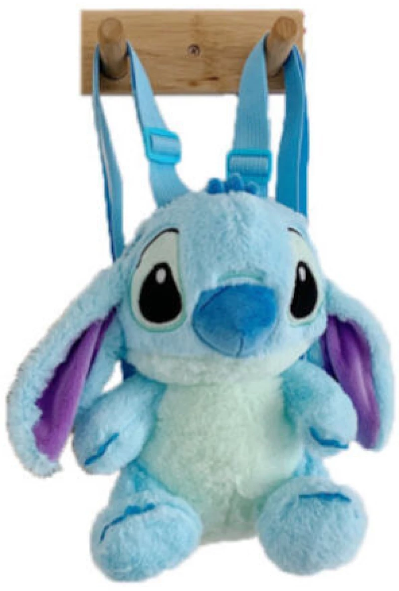 Βελούδινη Παιδική Τσάντα Stitch 28cm Κωδικός: 6666888820945