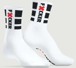 Ανδρικές Κάλτσες FUCKER Socks - Λευκές