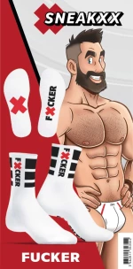 Ανδρικές Κάλτσες FUCKER Socks - Λευκές