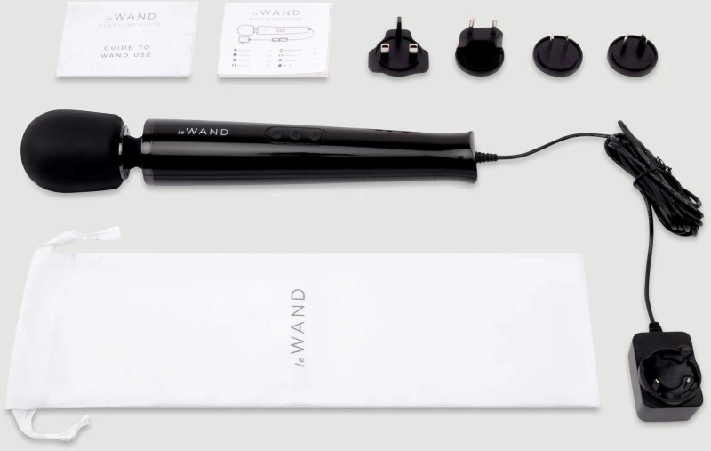 Premium Συσκευή Μασάζ Le Wand Premium Plugin Vibrating Wand Massager - Μαύρη