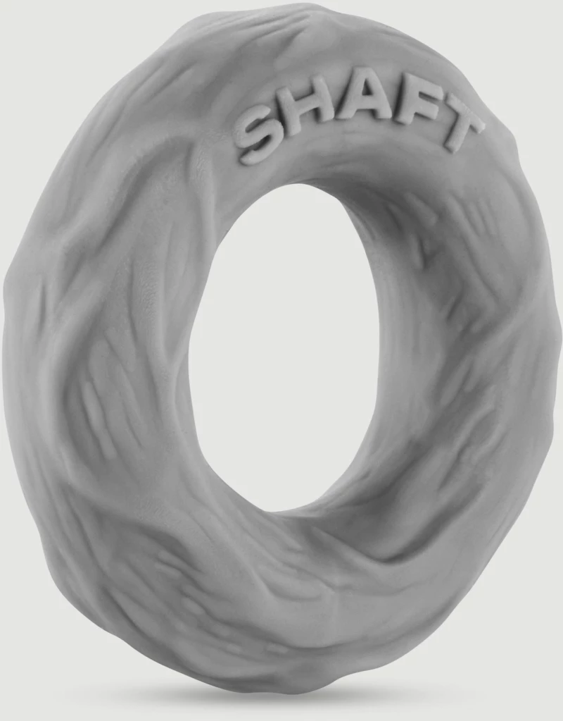 Δαχτυλίδι Πέους Από Απαλή Σιλικόνη Shaft 3R Liquid Silicone Flexible Large Cock Ring - Γκρι