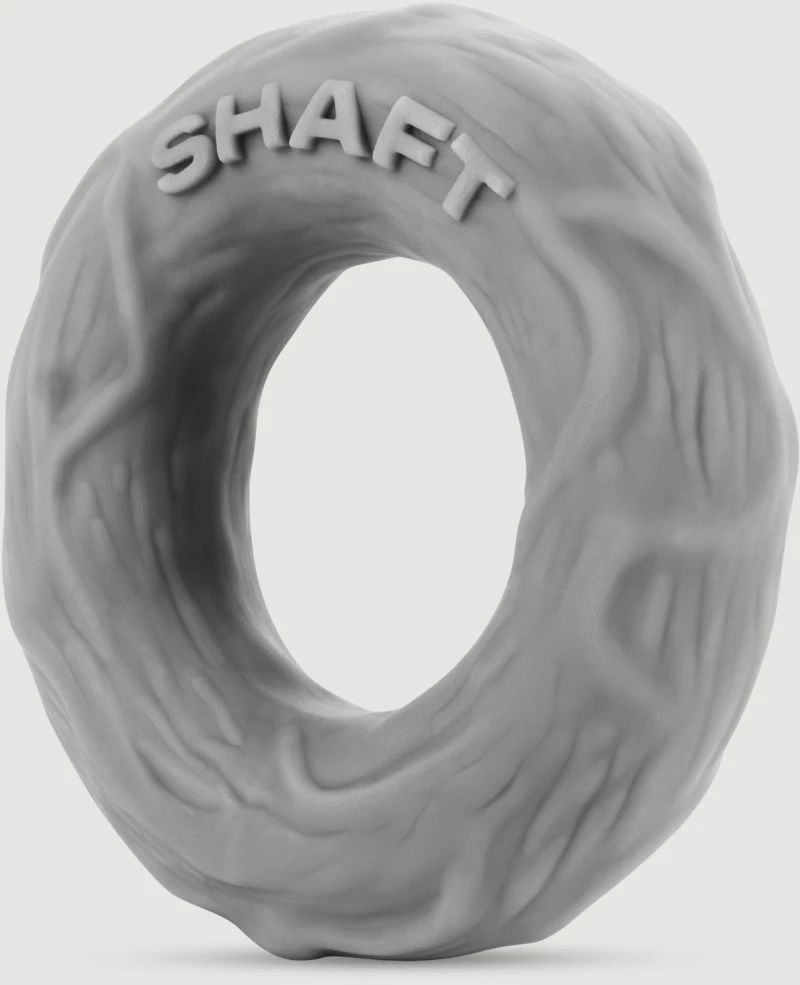 Δαχτυλίδι Πέους Από Απαλή Σιλικόνη Shaft 3R Liquid Silicone Flexible Large Cock Ring - Γκρι