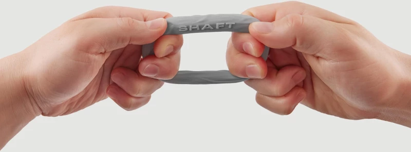 Δαχτυλίδι Πέους Από Απαλή Σιλικόνη Shaft 3R Liquid Silicone Flexible Large Cock Ring - Γκρι