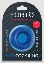 Δαχτυλίδι Πέους Σιλικόνης Forto F-33 25 mm Silicone Large Cock Ring - Μπλε