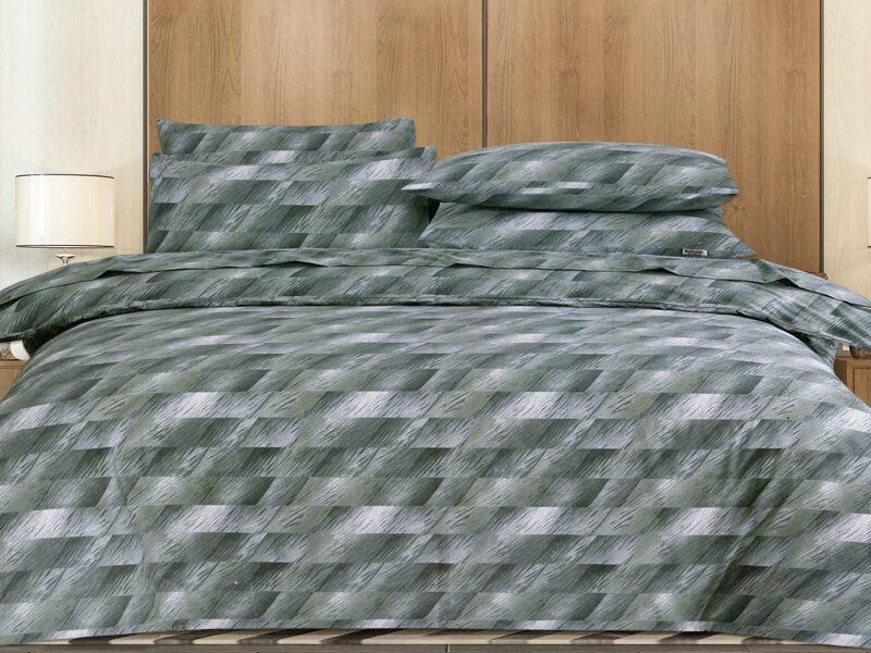 Σετ Σεντόνια Grey Illus 100% Βαμβακερά Reactive One Color Γαρύφαλλο - 160x260, 100x200+30