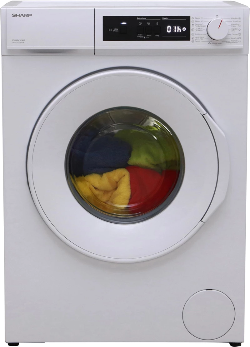Sharp Πλυντήριο Ρούχων 6kg 1000 Στροφών ES-NFA6101WD-ES