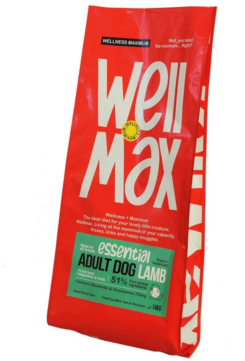 Wellmax Essential Ξηρά Τροφή Σκύλου Adult Lamb 14kg