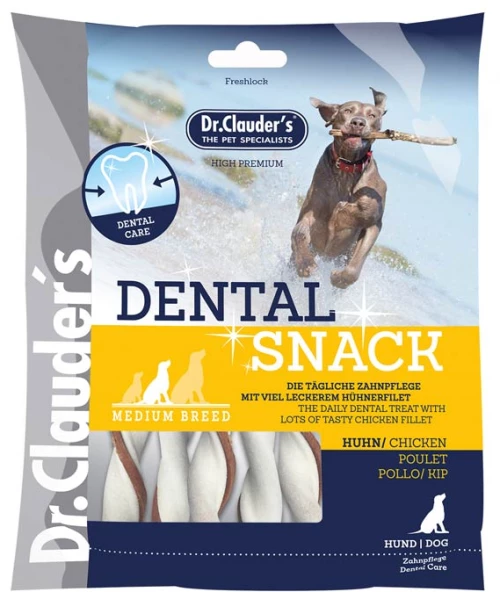 Dr. Clauder’s Λιχουδιά Σκύλου Dental Medium Chicken 170gr