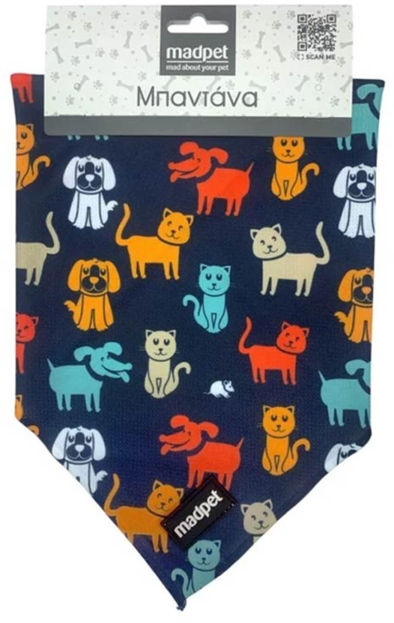 Madpet Μπαντάνα Σκύλου Dogs & Cats 49.5x35x35cm