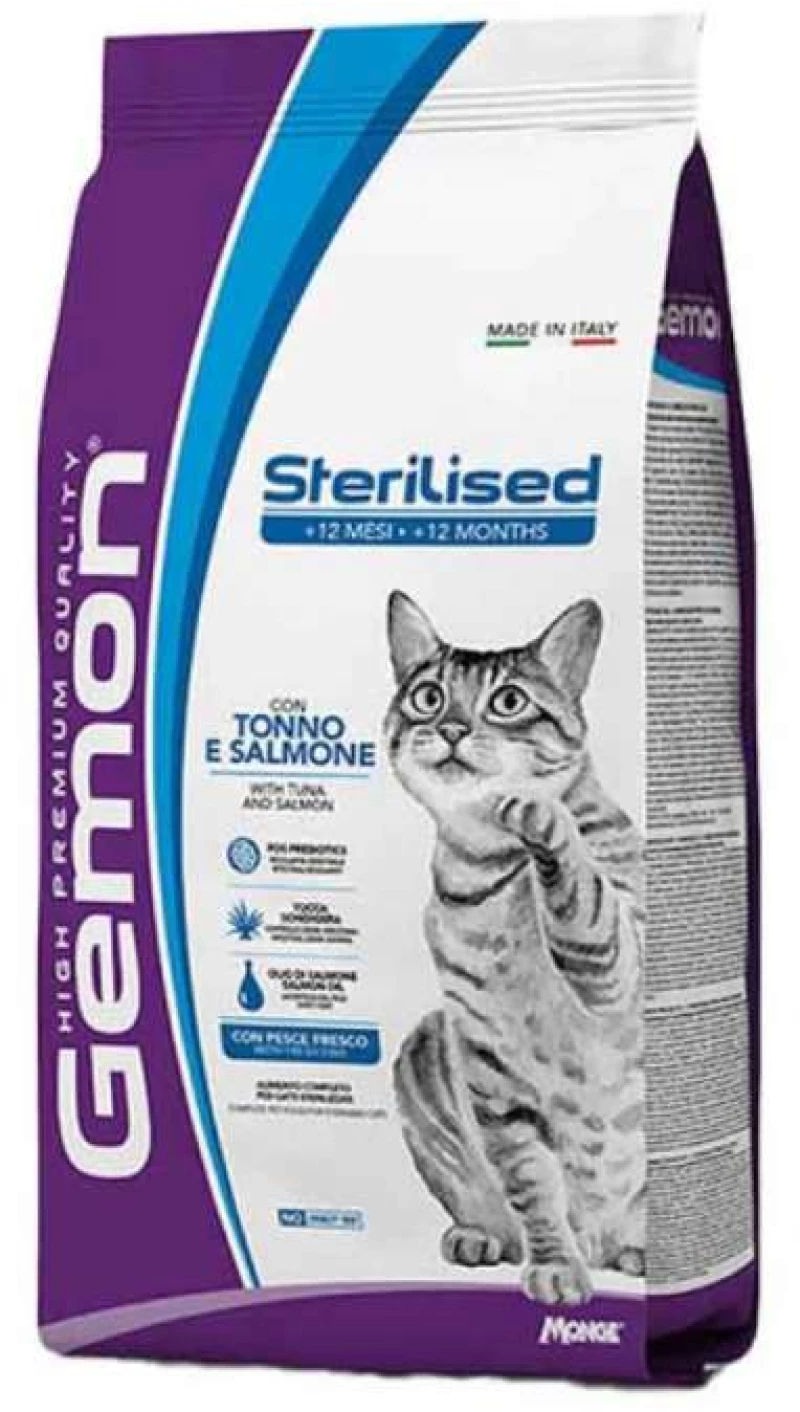 Gemon Ξηρά Τροφή Γάτας Sterilised Cat Tuna & Salmon 20kg