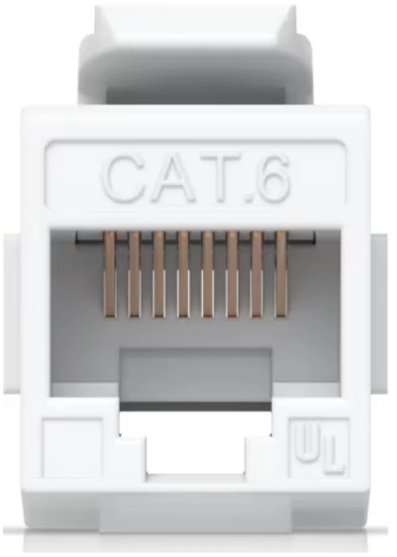 Ubiquiti UACC-Keystone-Coupler-C6, Cat6 Keystone Coupler, 12-Pack