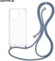 Θήκη Σιλικόνης με Κορδόνι Sonique Armor Clear Xiaomi Redmi 13 4G / Poco M6 4G Μπλε Γκρι