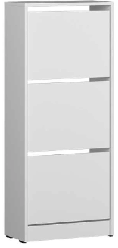 Παπουτσοθήκη Flat Λευκό 51x119x26cm (ΠxΥxΒ)