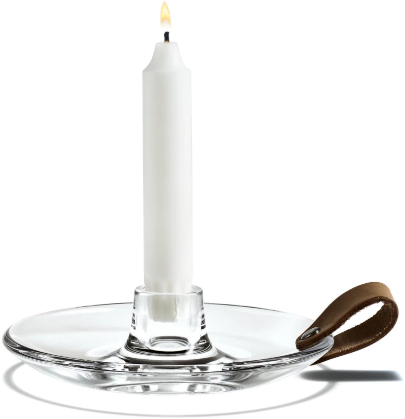 Holmegaard - DWL Candle Holder - Ø16 cm - Clear / Home and Kitchen