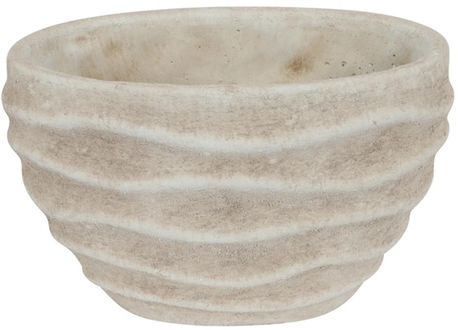 Κασπώ οβάλ κεραμικό λευκό 24x13x16cm