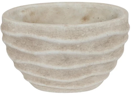 Κασπώ οβάλ κεραμικό λευκό 24x13x16cm