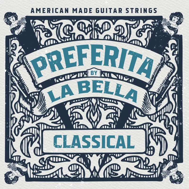 Χορδές Κλασικής Κιθάρας La Bella 1-P Preferita Medium Tension 4/4