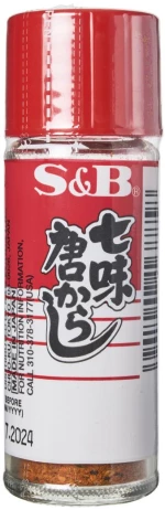 Σκόνη Καυτερής Πιπεριάς S and B Chili Pepper Assorted Nanami Togarashi