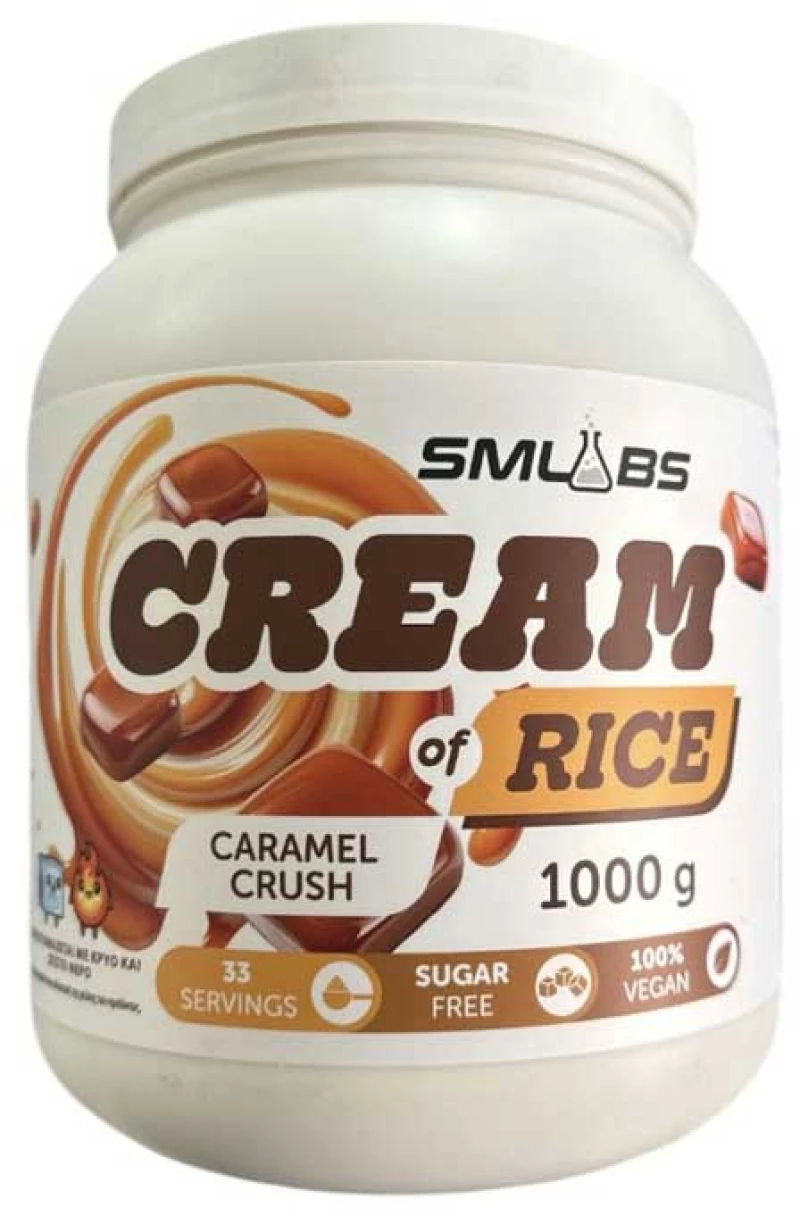 Cream of Rice 1000g - SM Labs - Caramel (Καραμέλα)