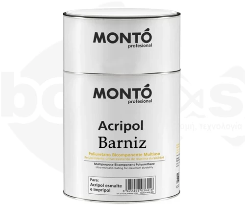 Acripol Barniz Βερνίκι Πολυουρεθάνης 2 συστατικών MONTO 750ml Ματ