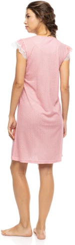 Γυναικείο Νυχτικό Pink Label - SUMMER GEO Raspberry - Με Πατιλέτα - Cotton