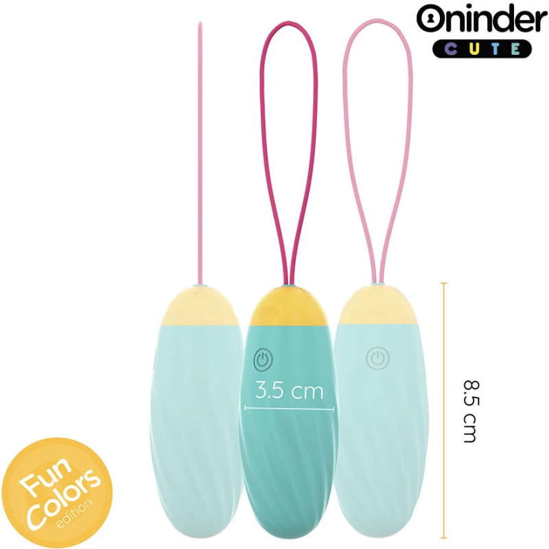 ONINDER CUTE - LOVE PLEASURE VIBRO-ROTATING SILICONE GEM EGG - FREE WORLDWIDE APP